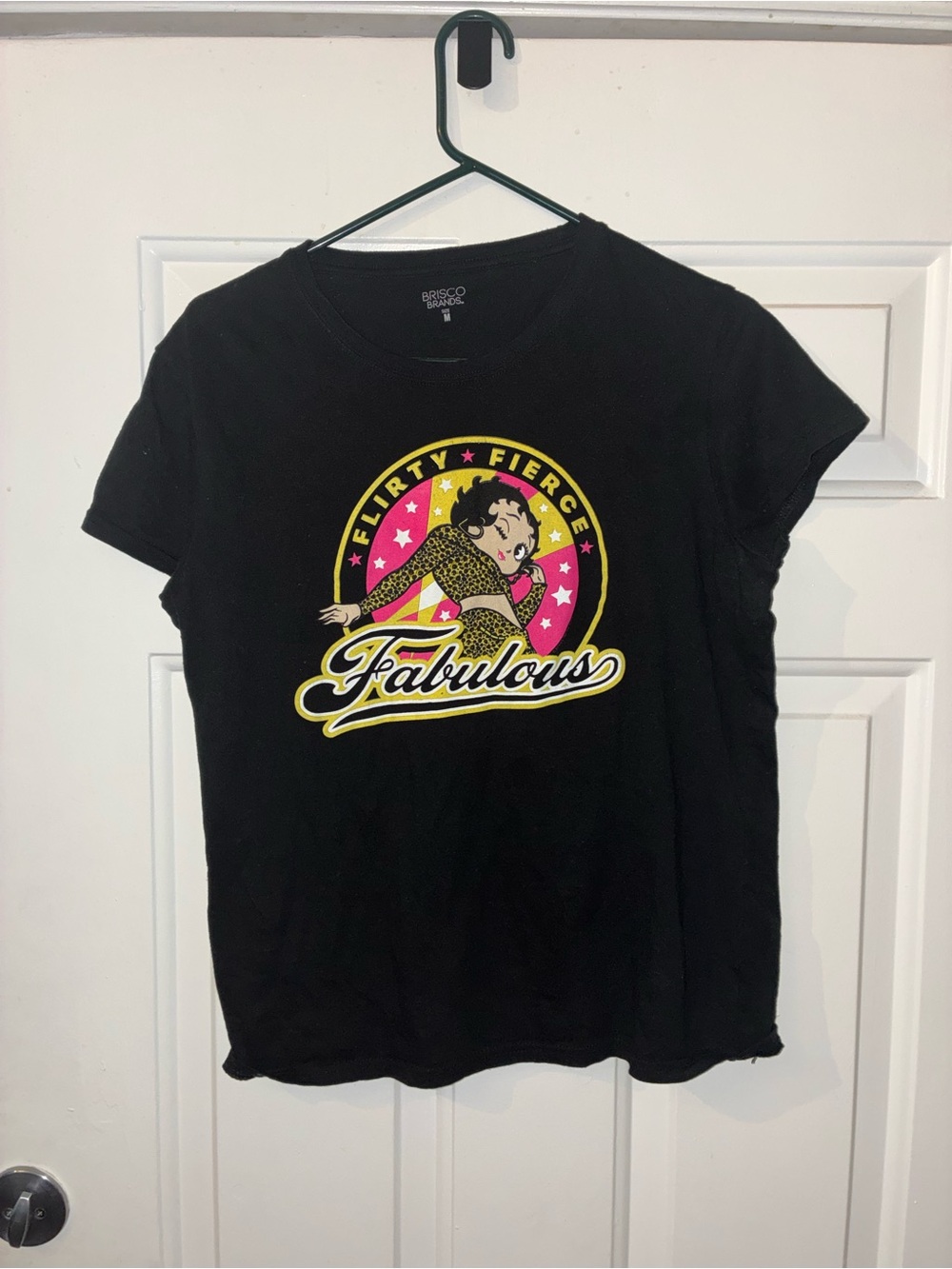 Betty Boop Black 'Fabulous' Graphic Tee - Flirty Fierce Design
